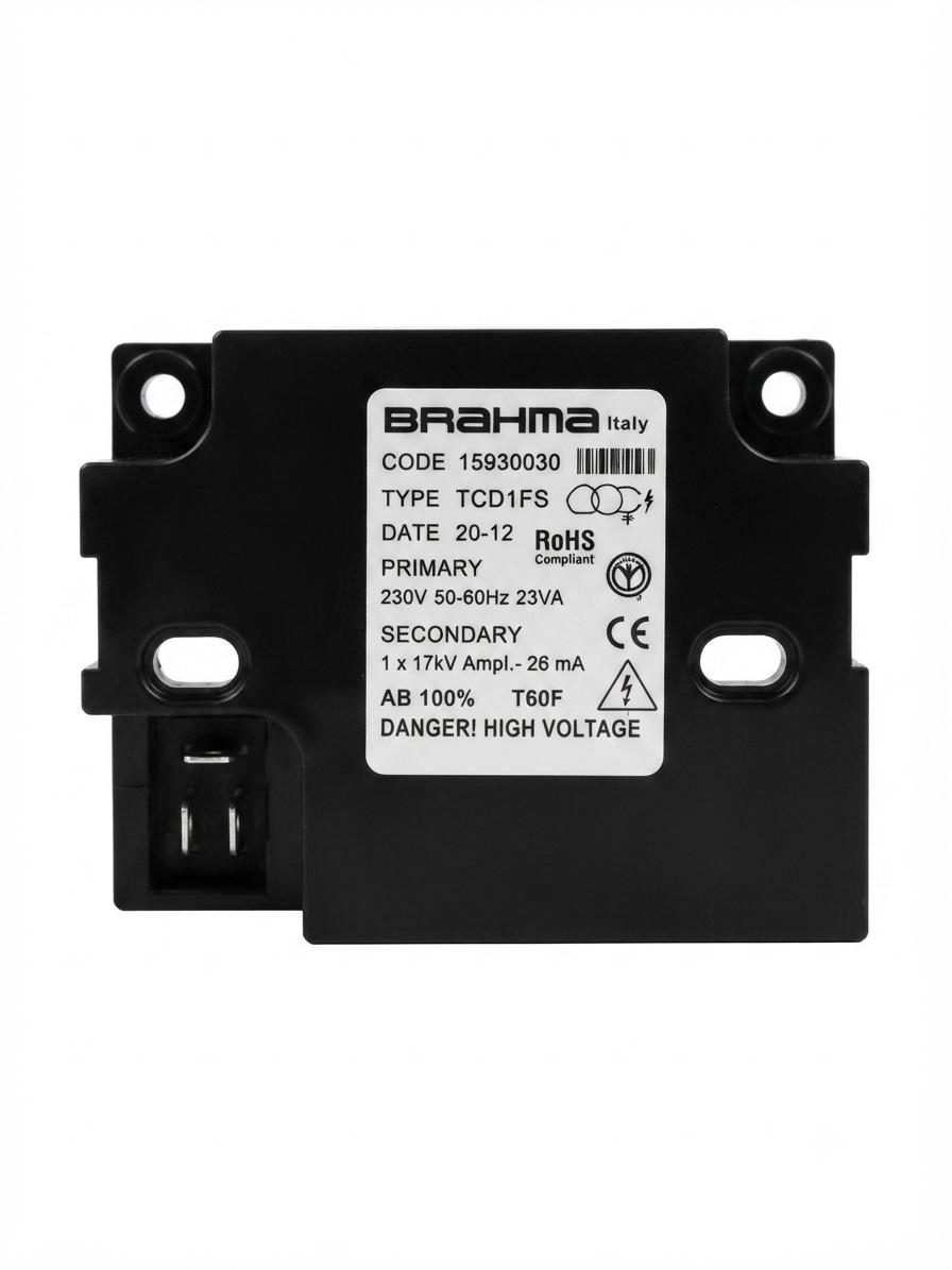 TCD1FS IGNITION TRANSFORMER 230V BRAHMA